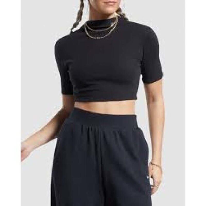 Short Sleeve Rib Tight Shirt 