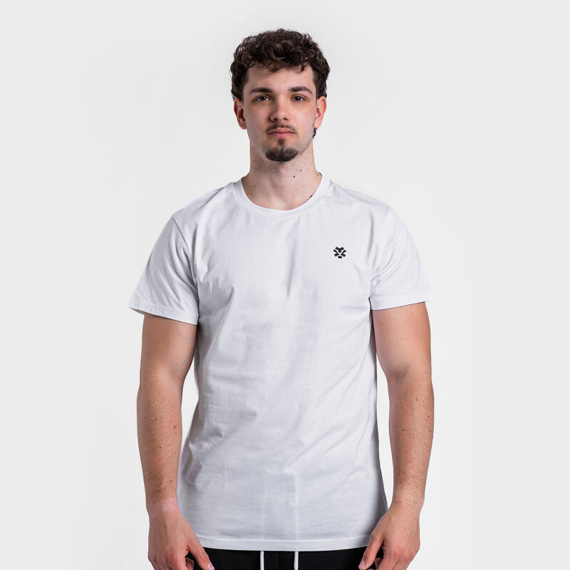 Polleo Men's Rise Short Sleeve T-Shirt, White 