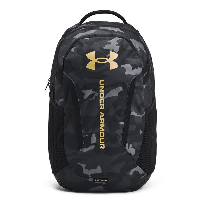 UA Bag Hustle 6.0 Backpack, Black/Metallic Gold 