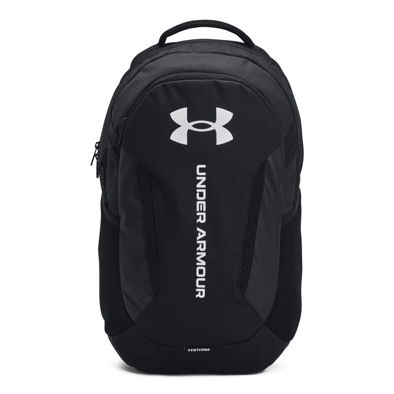 UA Bag Hustle 6.0 Backpack, Black/White 