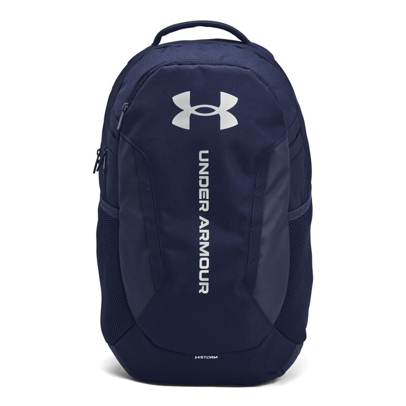 UA Bag Hustle 6.0 Backpack, Midnight Navy/Metallic Silver 
