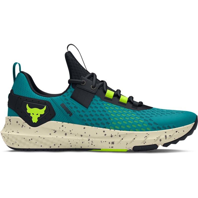 UA Project Rock BSR 4 Training Shoes Circuit Teal/Black/Yellow 