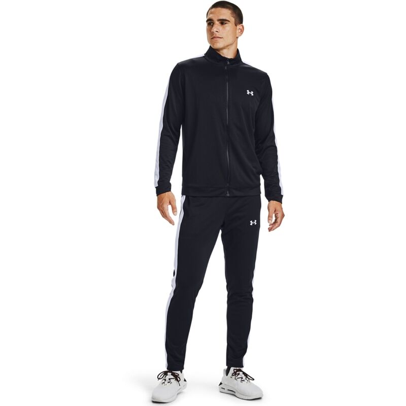 UA Track Suit Rival Knit, Black/White 