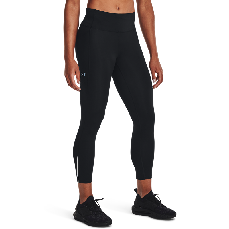 UA Leggings Launch Ankle, Black/Reflective 