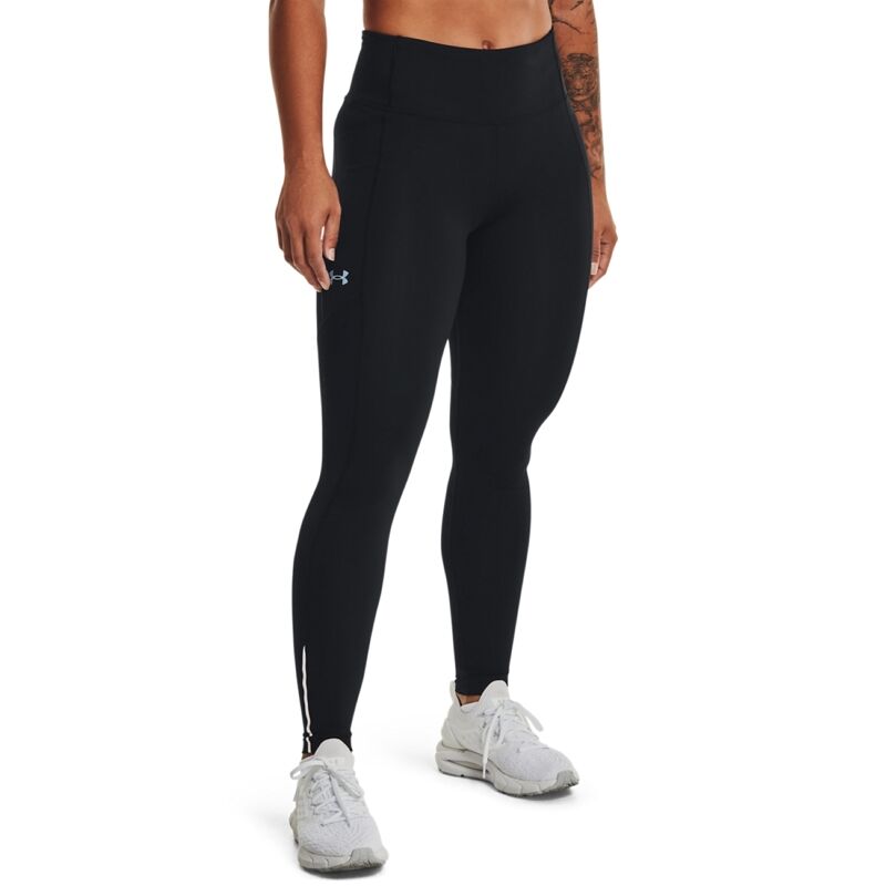 UA Women's Leggings Launch Tights, Black/Reflective 