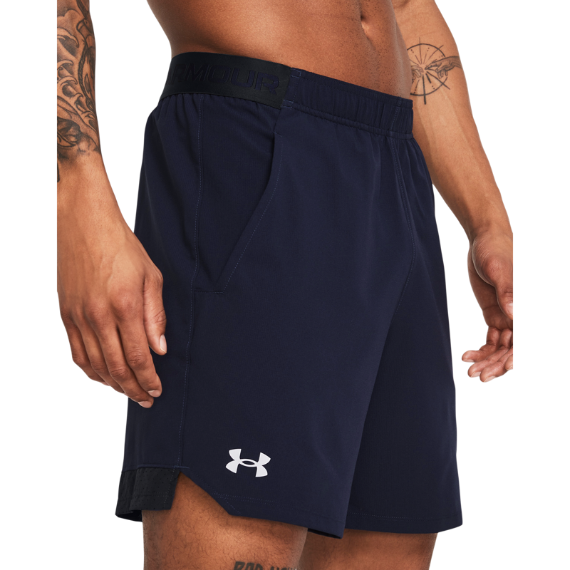 UA Shorts Vanish Woven 6inch, Midnight Navy/Mod Grey 