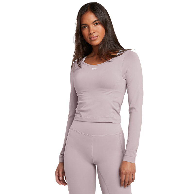 UA Shirt Vanish Seamless LS, Tetra Grey/White 