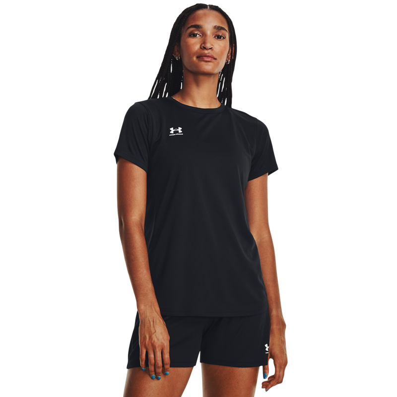 UA Shirts Challenger Training SS, Black/White 