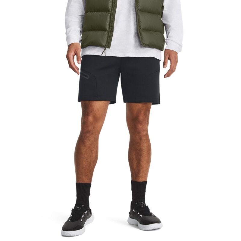 UA Shorts Unstoppable Fleece, Black 