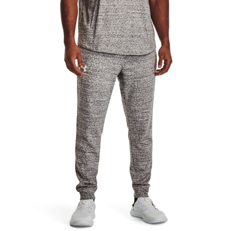 UA Pants Rival Terry Jogger, Onyx White 
