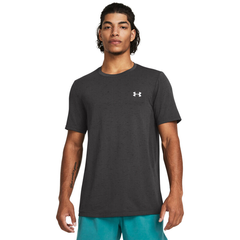 UA Vanish Seamless Short Sleeve, Castlerock/Mod Gray 