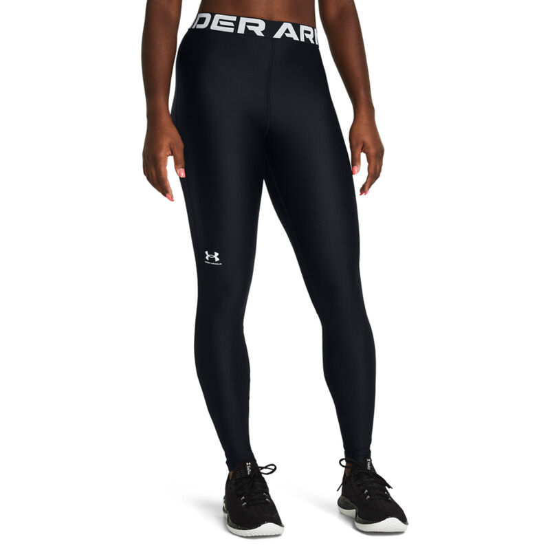 UA HeatGear Authentics Women's Leggings, Black/White 