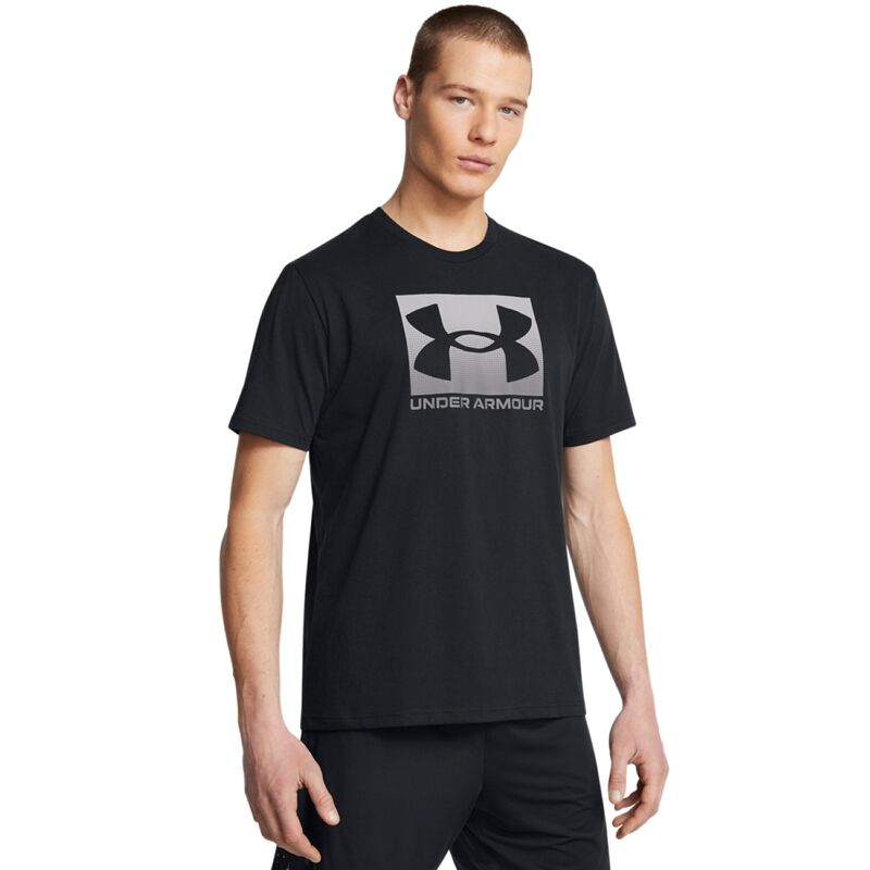 UA Shirts Boxed Sports Updated SS, Black/Graphite 