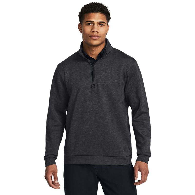 UA Shirt Drive Midlayer Pullover LS, Black/Anthracite 