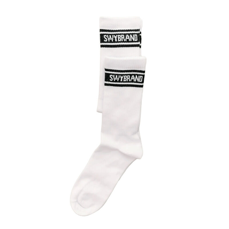 SWY Socks High x2, White/Black