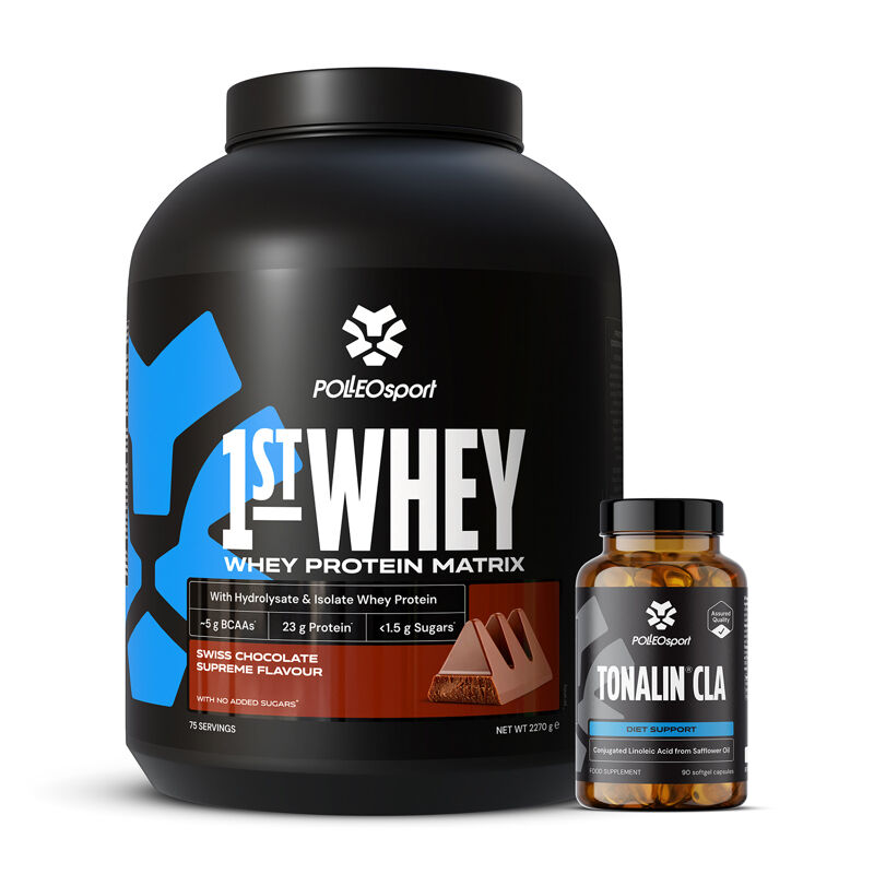 1st Whey, 2270 g + Tonalin CLA, 90 kapsula GRATIS
