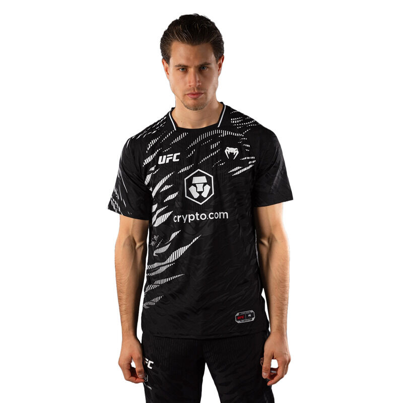UFC Fusion by Venum Authentic Fight Night Men’s Walkout Jersey, Black 