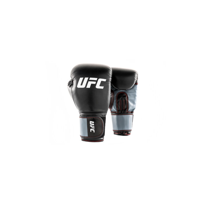 UFC Boxing Gloves, Black/Grey 