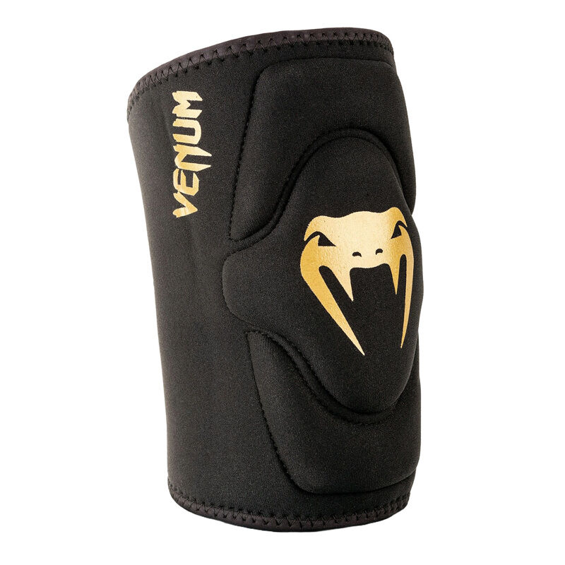 Venum Kontact Gel Knee Pad, Black/Gold 