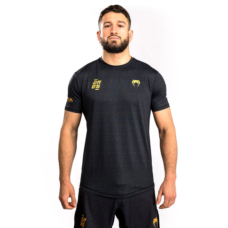 Venum x Ares Shirt Dry Tech 2.0, Black/Gold 