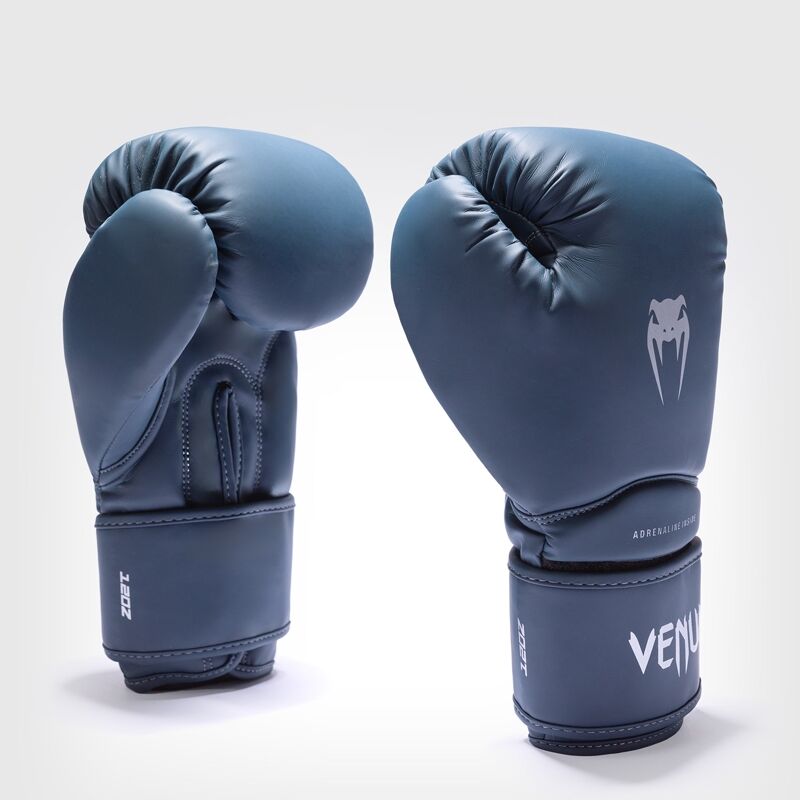 Venum Contender 1.5 Boxing Gloves, Midnight Blue/Silver 