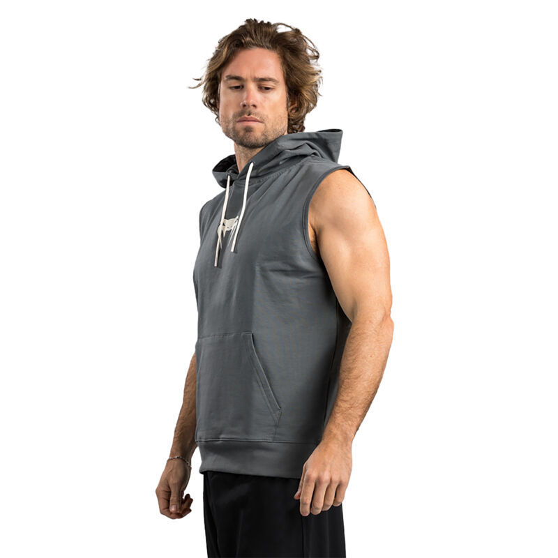 Venum Sparring Sleeveless Hoodie, Storm Grey 