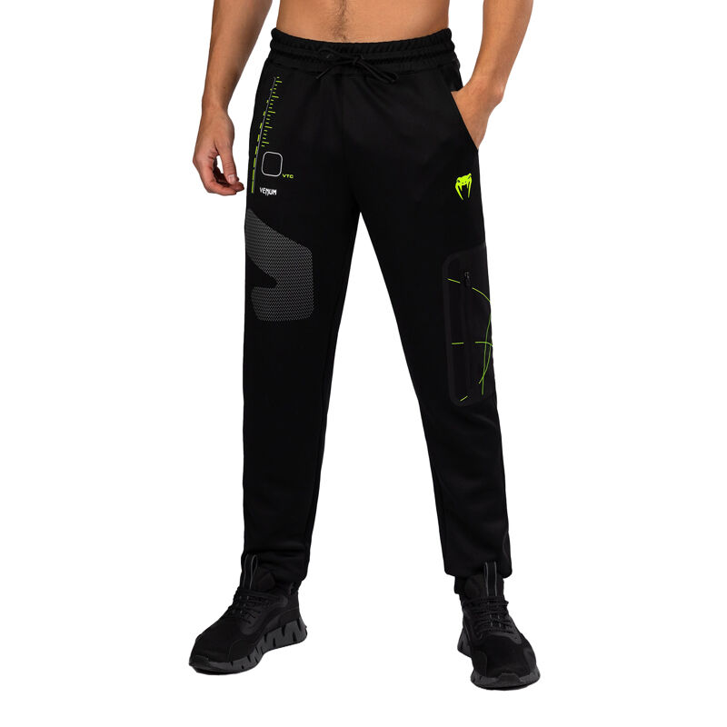 Venum Training Camp 4.0 Joggers Pants, Black/Neon Green 