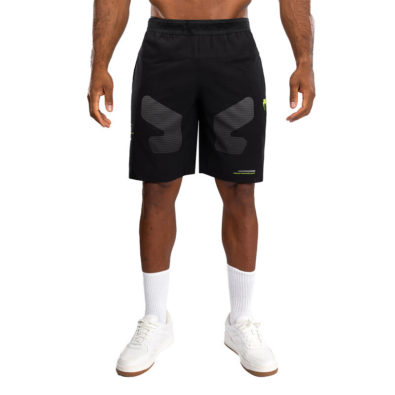 Venum Training Camp 4.0 Training Shorts, Black/Neon Green 
