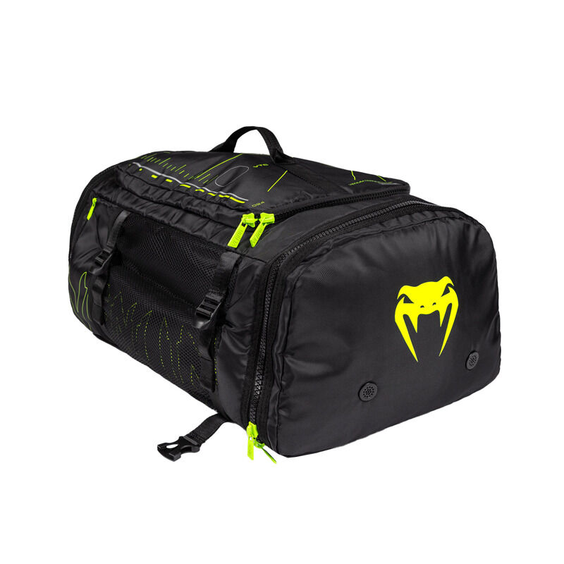 Venum Training Camp 4.0 Sports Bag, Black/Neon Green