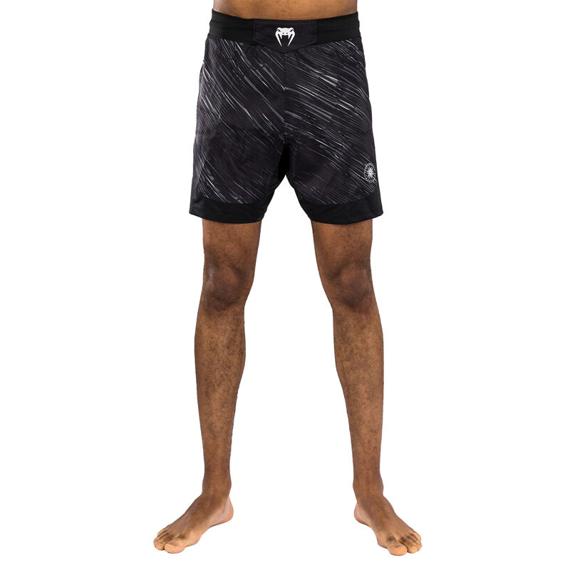 Venum Rapid Fight Shorts, Black/Grey-White 