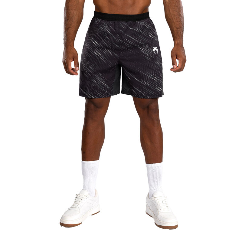 Venum Rapid Training Shorts, Black/Grey-White 