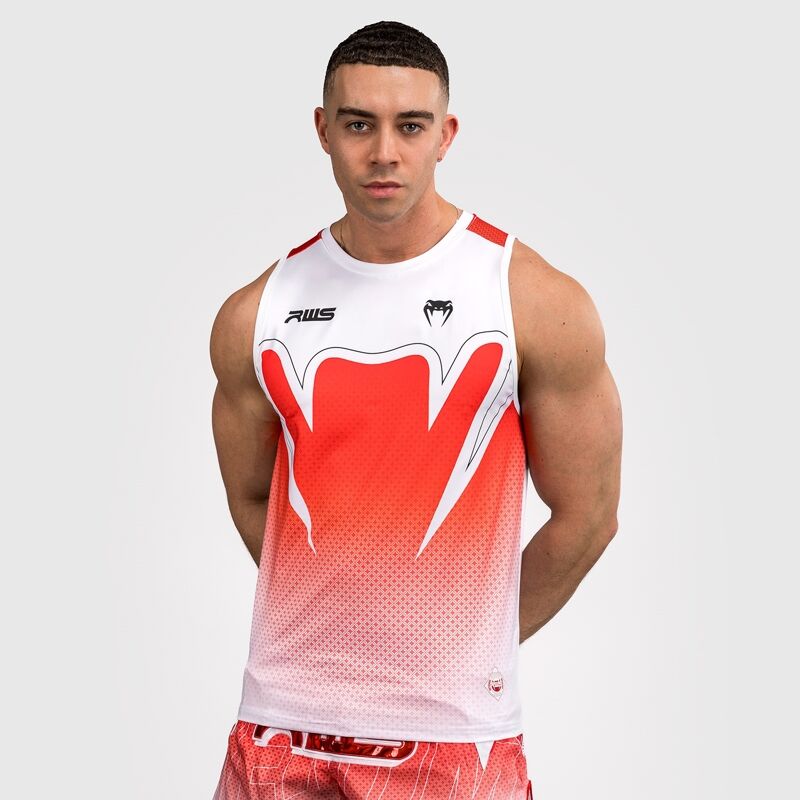 Venum x RWS 2.0 Dry-Tech Tank Top, White/Red 