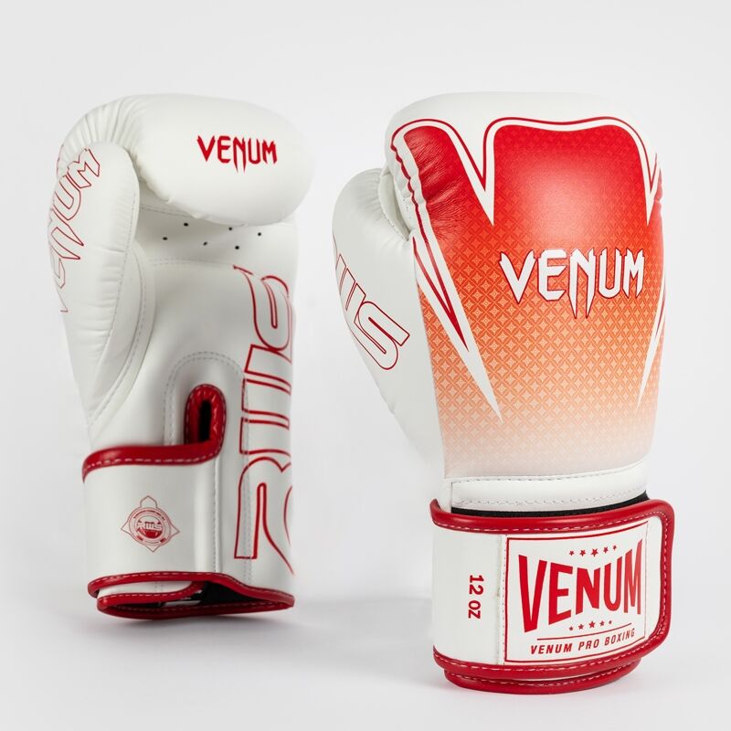 Venum x RWS 2.0 Boxing Gloves, White/Red 