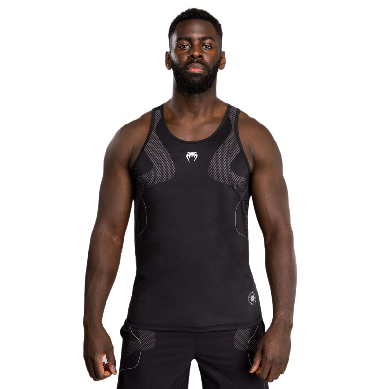 Venum Dry-Tech Nexus Tank Top, Black/Silver 