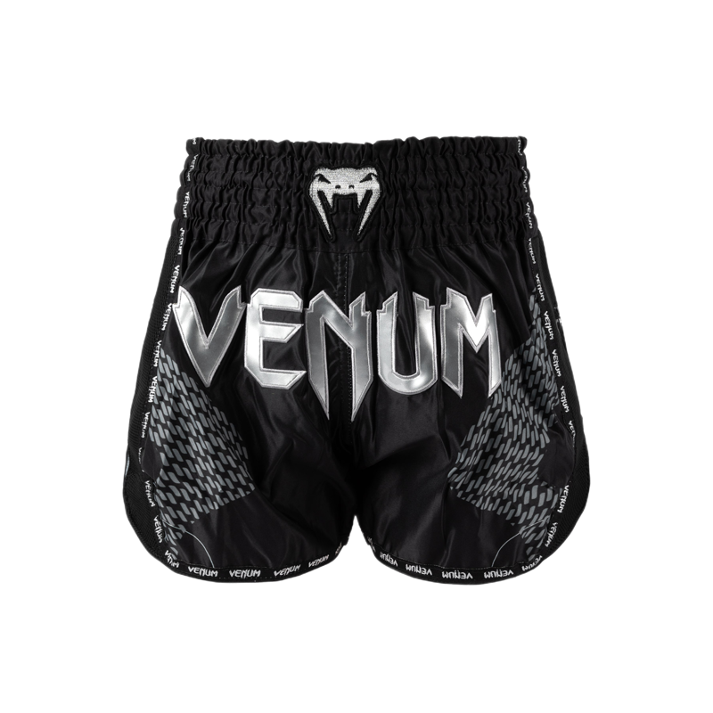 Venum Shorts Nexus Muay Thai,  Black/Silver 