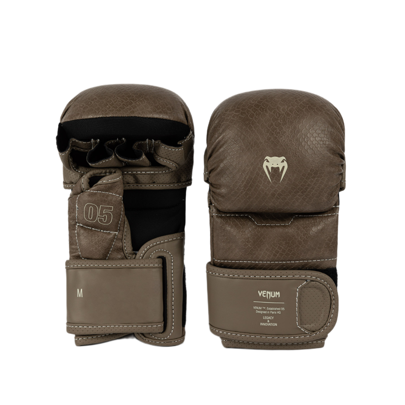 Venum Impact Evo Scales MMA Sparring Gloves, Brown 