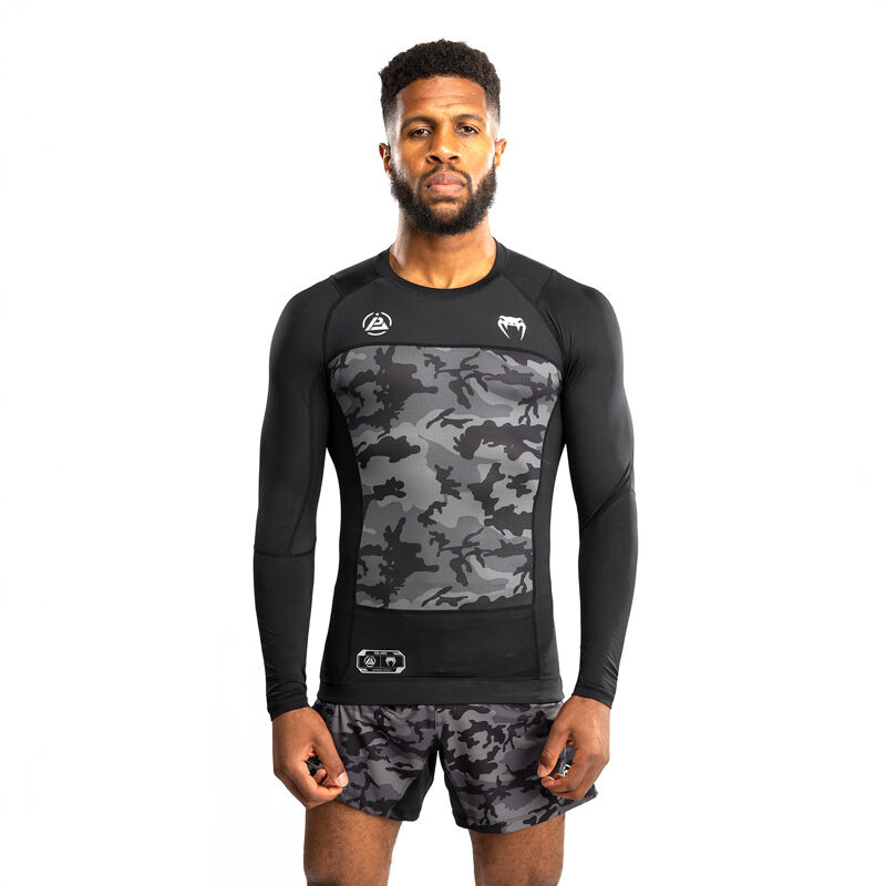 Venum x Polaris Rashguard, Black/Storm Grey 
