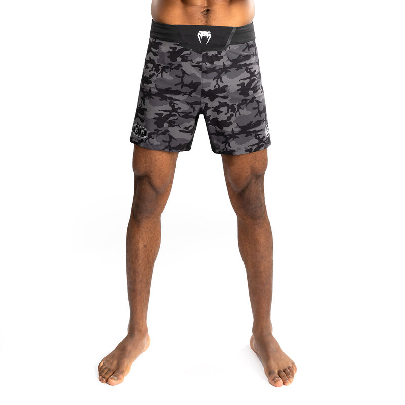 Venum x Polaris Fight Shorts, Black/Storm Grey 