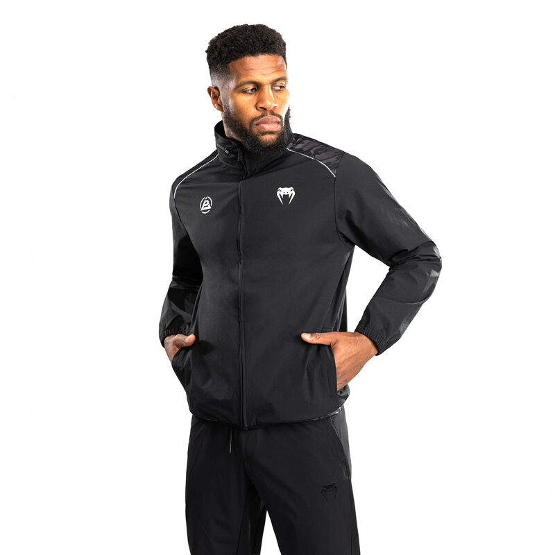 Venum x Polaris Track Jacket, Black/Storm Grey 