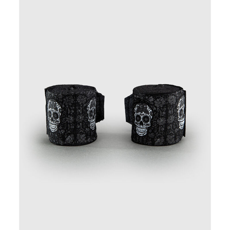 Venum Santa Muerte Handwraps, Black/White, 2,5 m