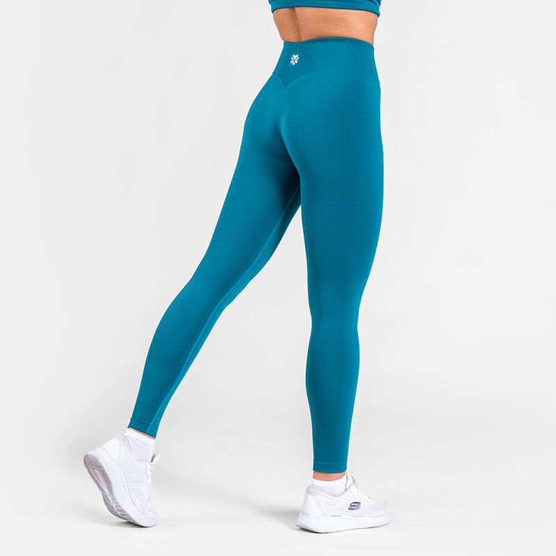 Polleo Women's Spark Seamless Leggings, Green 