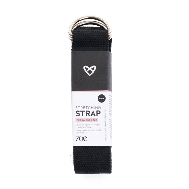 ZOE, My Workout Stretching Strap, Black