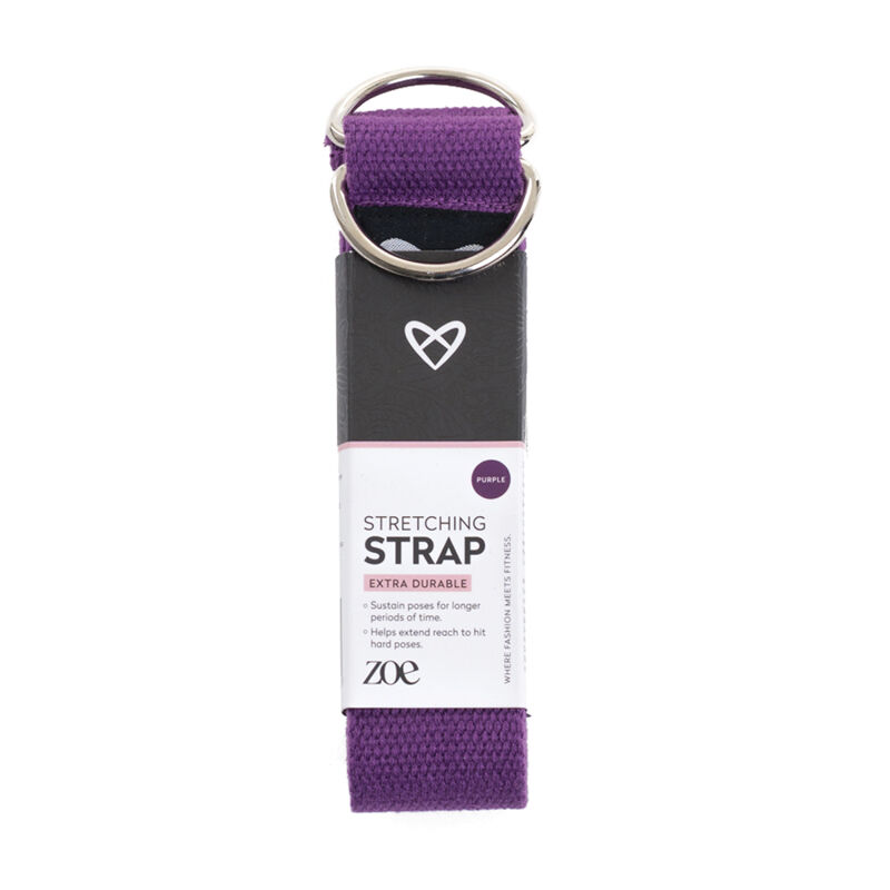 ZOE, My Workout Stretching Strap, Purple