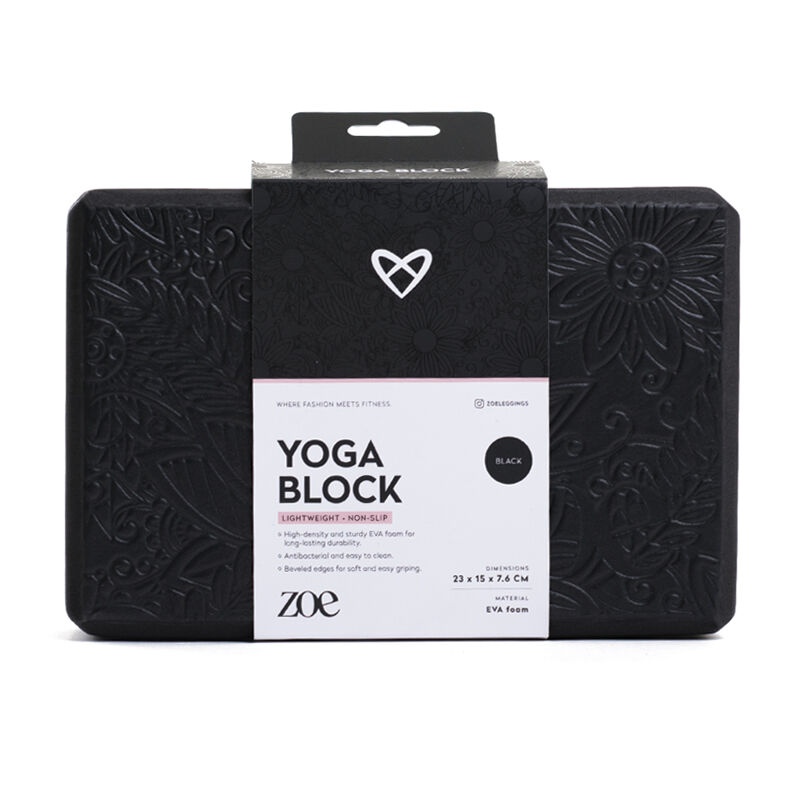 ZOE, Premium Yoga Block, Black