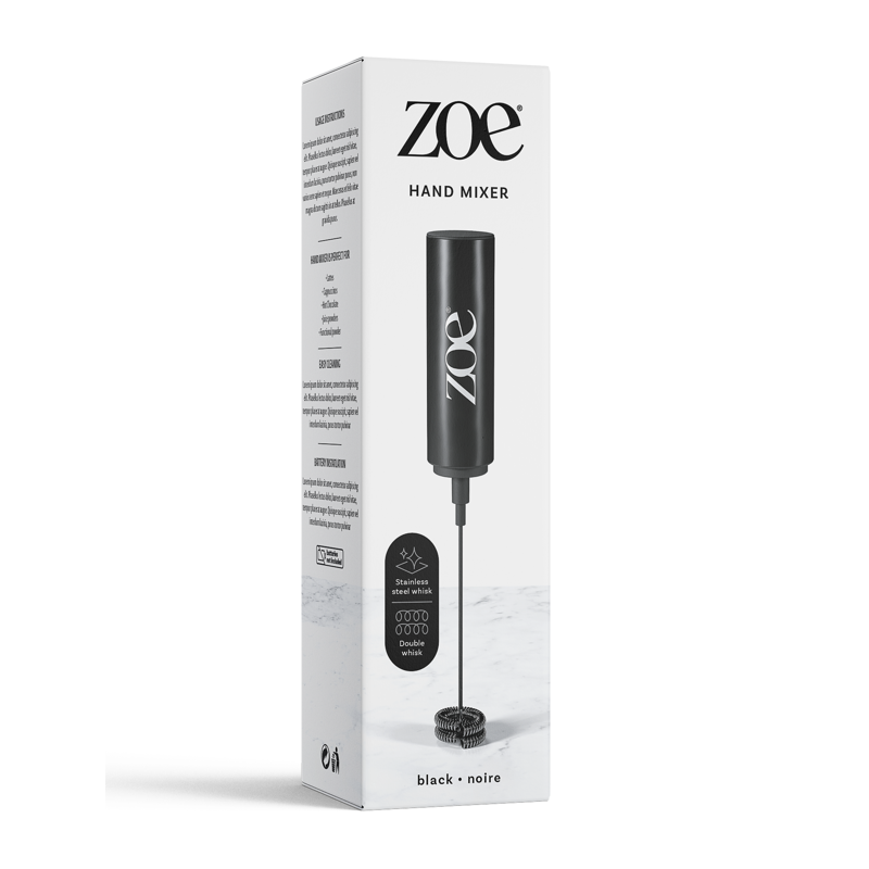 zoe® Xena Hand Mixer, black