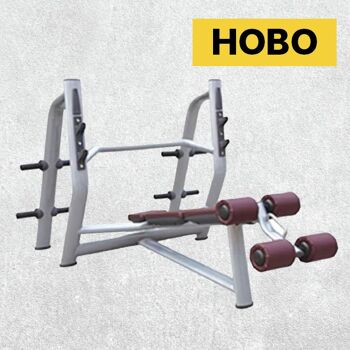 Olympic Decline Bench with Weight Storrage