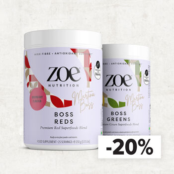 Zoe Nutrition Greens in Reds