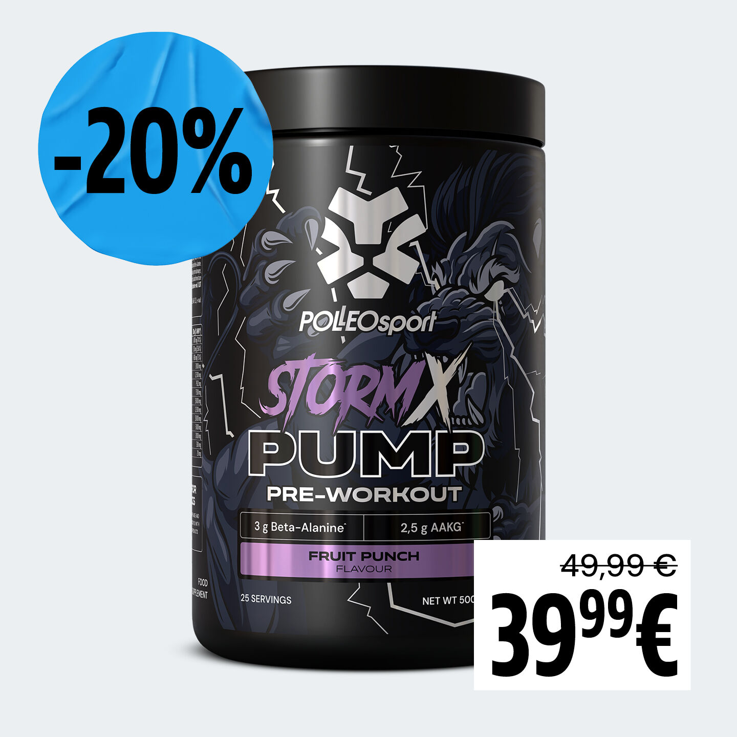 StormX PUMP Pre-Workout 500g