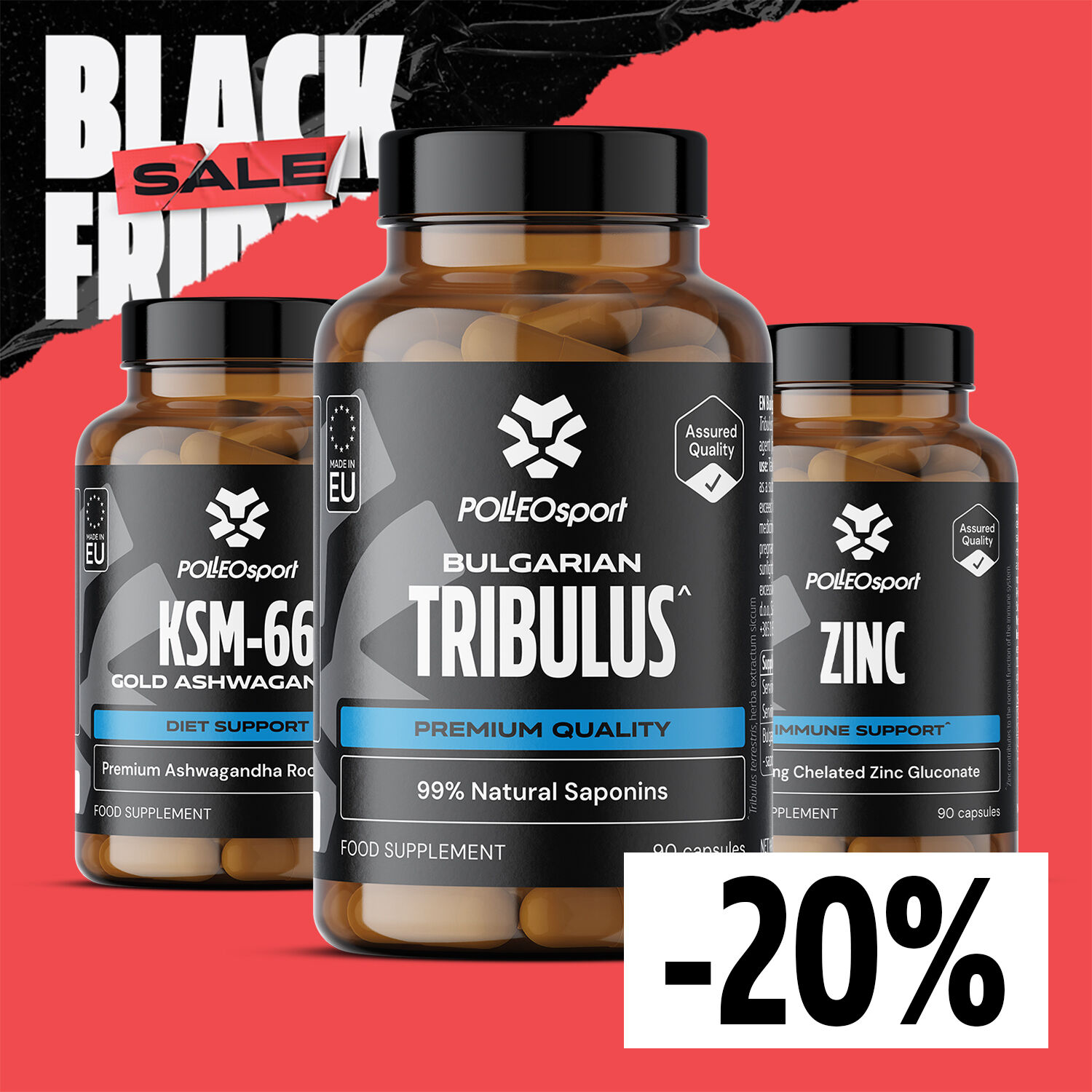 Polleo Sport Caps & Tabs -20%