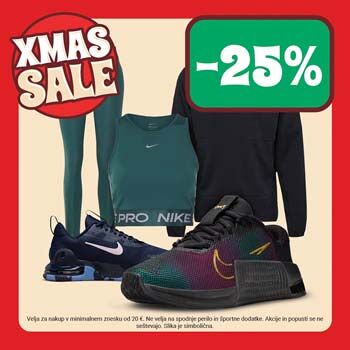 25% Nike